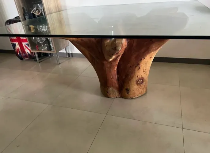 Mesa jaqueira rústica 