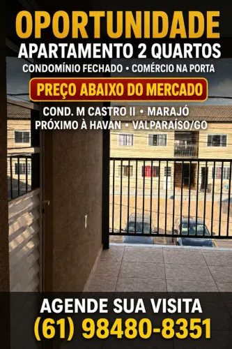 Apartamento com 2 quartos quitado e escriturado