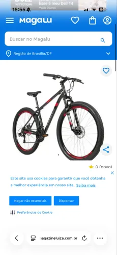 Bicicleta Caloi aro 29