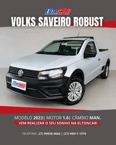 Volkswagen Saveiro Robust 1.6 Total Flex 16V 2023