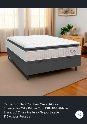 Cama bau casal