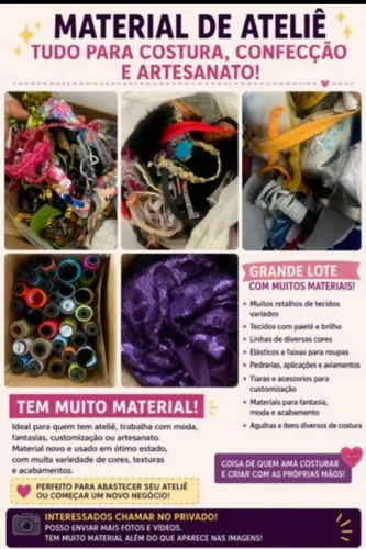 MATERIAL DE COSTURA ATELIE