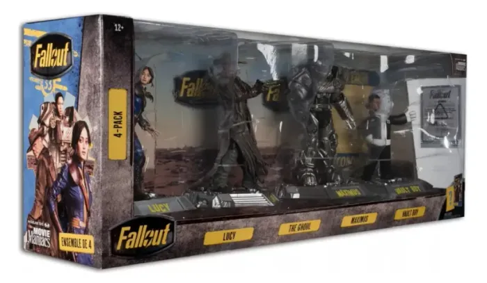 Kit Com 4 Bonecos Fallout Movie Maniacs Mcfarlane Toys