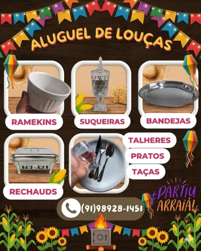 Aluguel de Louças