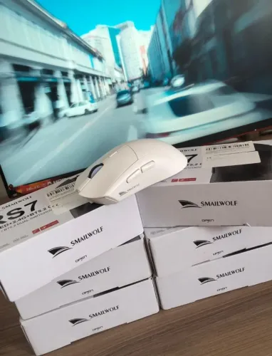 Mouse s/ fio recarregavel SMAILWOLF RS7 - CxB | NOVO