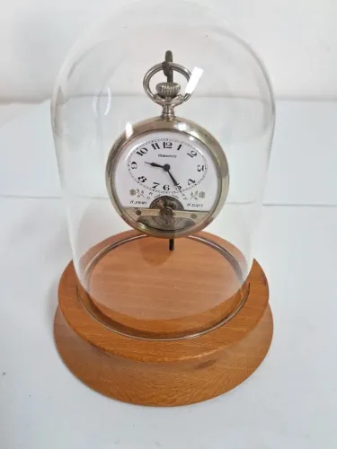 CÚPULA DE VIDRO ALEMÃ PARA RÉLOGIOS