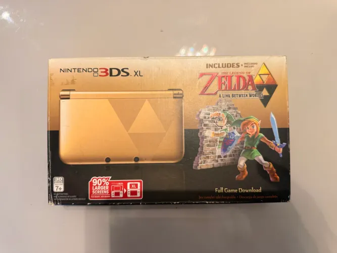 Nintendo 3DS XL Edição Zelda Completo Perfeito