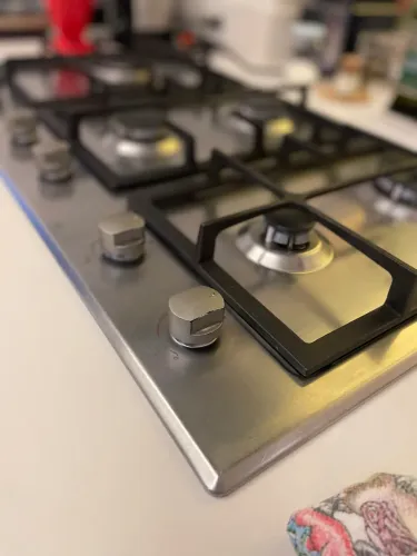 Cooktop 5 Bocas Brastemp Gourmand Inox c Ferro Fundido - BDK90DR