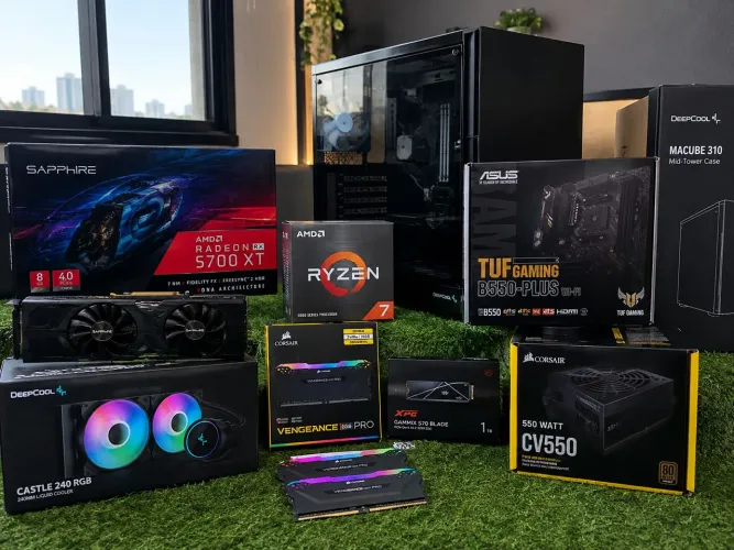 PC Gamer Ryzen 7 5800X + RX 5700 XT 8GB | 16GB 3600MHz | SSD 1TB