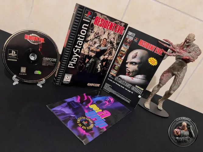 RESIDENT EVIL 1 PS1 LONG BOX ORIGINAL