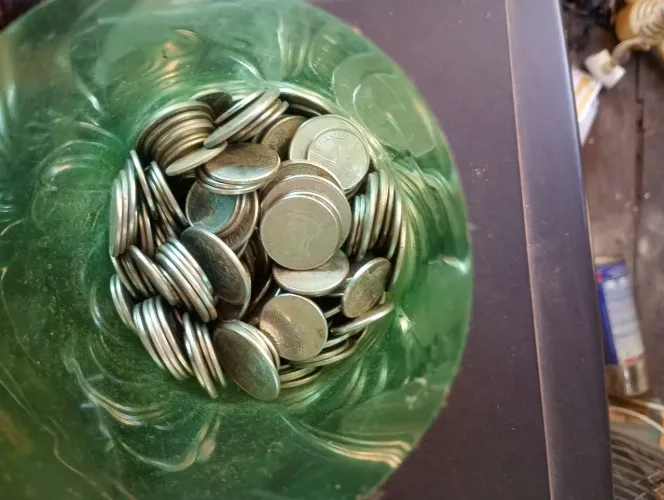 Lote de moedas antigas