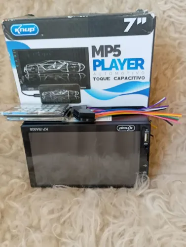 Multimídia MP5 Automotivo Knup 7" Touch Completo