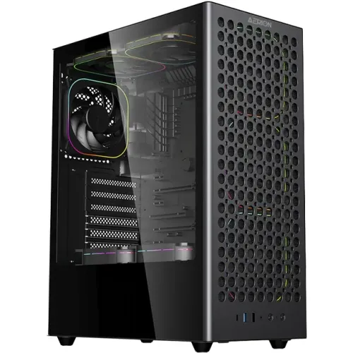 Gabinete Gamer Aerion Arch III Black GAB110 *Sem Fan Led* - WZetta