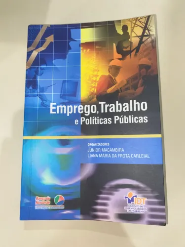 Livro Emprego, Trabalho e Políticas Públicas