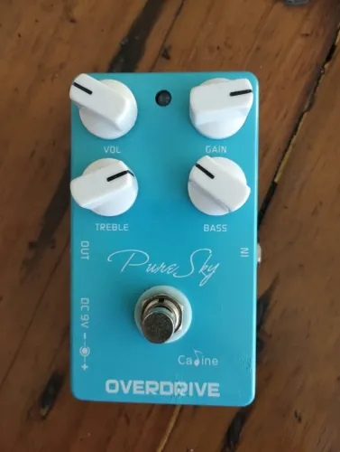Pedal Overdrive Caline Pure Sky CP-12 - Transparente (Estilo Timmy) NOVO