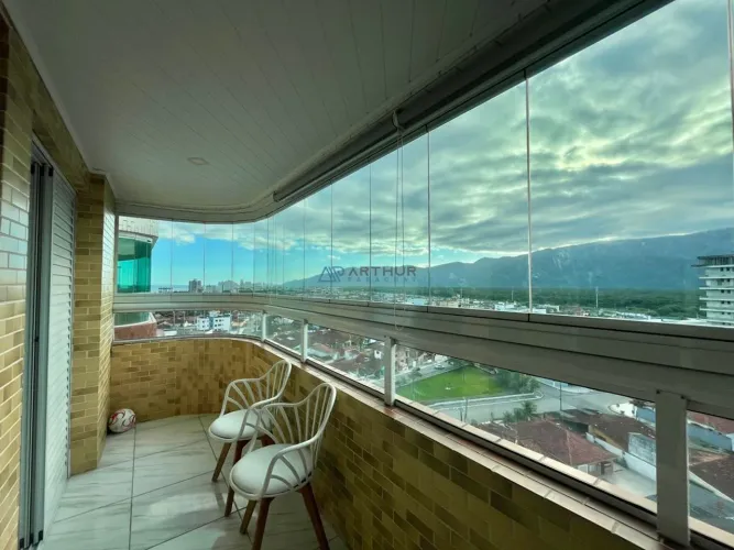 Apartamento à venda em Praia Grande com 1 quarto, 1 banheiro, 1 vaga no Caiçara