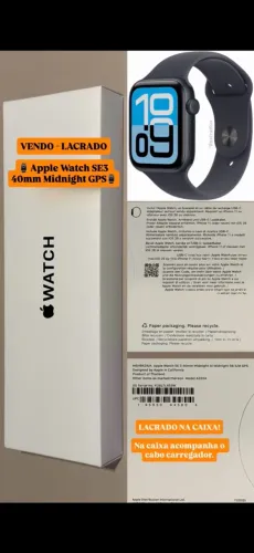 LACRADO - Apple Watch SE3 40mm Midnight GPS