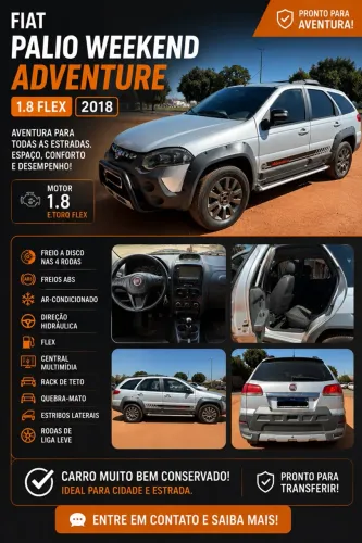 Fiat Palio Weekend Adventure Locker 1.8 Flex 2018
