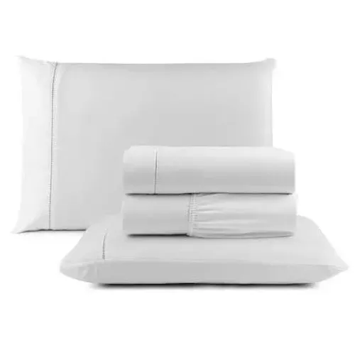 JOGO DE CAMA KING CORTTEX BRANCO 400 FIOS