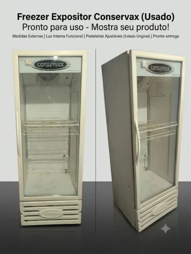 Freezer expositor em ótimo estado