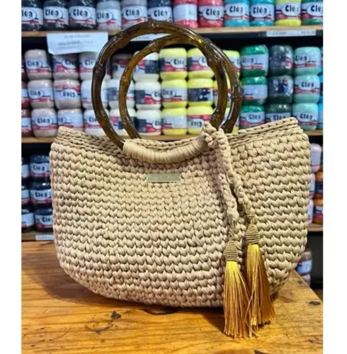 Vendo bolsa de fio de malha 99,00
