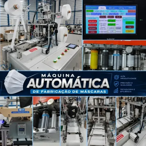 Fábrica completa de máscaras cirúrgica e PFF2