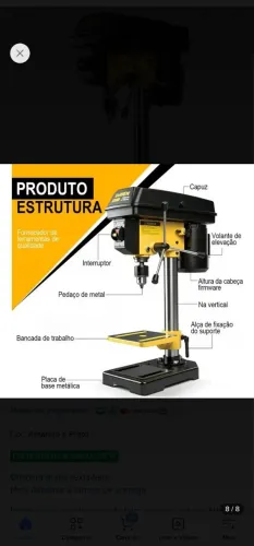 FURADEIRA DE BANCADA