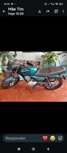 Venda Titan 150 verde 