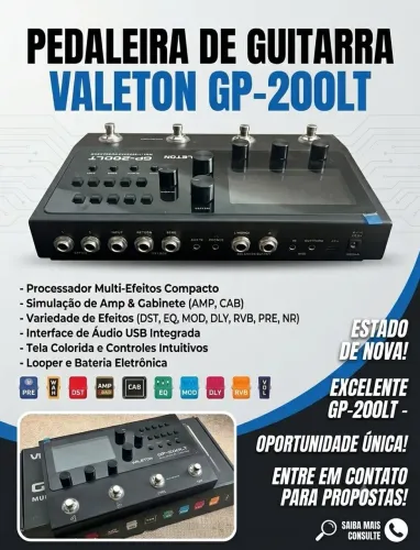 Pedaleira Valenton GP 200LT