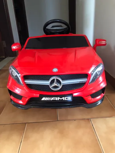 Carro Elétrico Mercedes Benz Amg Vermelha C/r - Shiny Toys