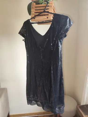 Vestido de Paetê Preto