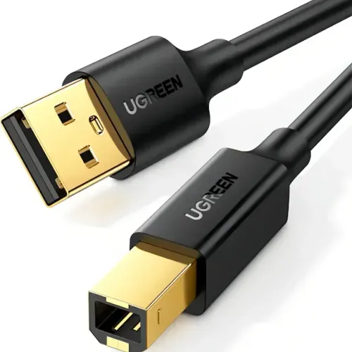 Cabo Usb 2.0 Ugreen para tipo B printer scanner - 5 metros - Preto