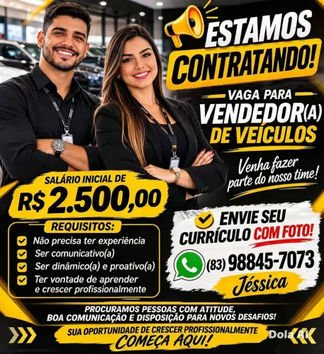 Vendedor sem experiência