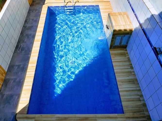 LINDA CASA NA MIRIM!CASA C PISCINA, ESPAÇO GOURMET COM CHURRASQUEIRA,2DORM,2VAGA