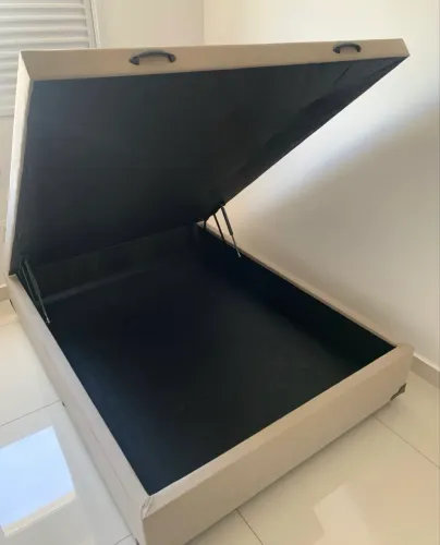 Base Box Casal com Baú NOVO PRONTA ENTREGA 