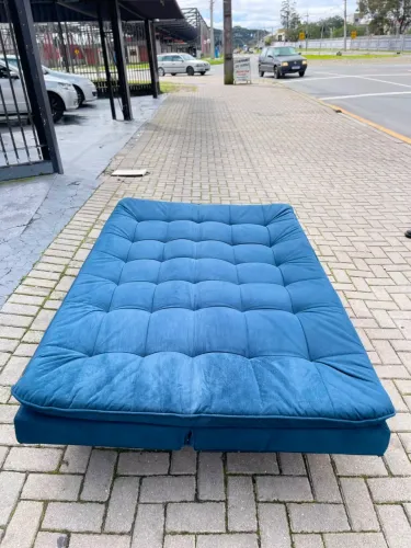 Sofá cama reclinável semi novo 