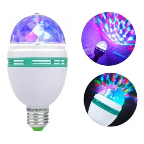 LAMPADA LED GIRATORIA COLORIDA