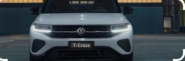 Frente completa do T Cross 2025