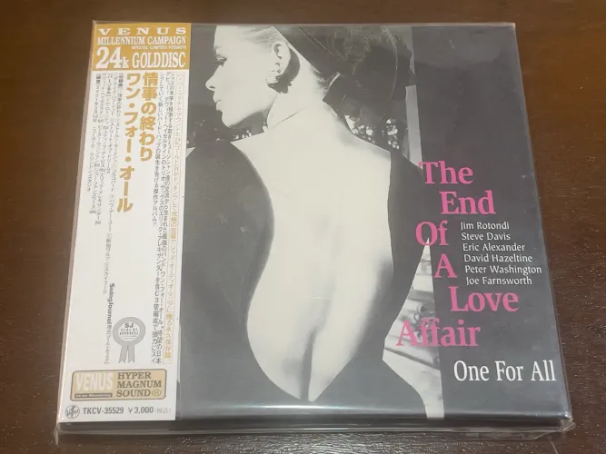 CD Jazz One For All The End Of A Love Affair Venus 24k Gold OBI (TKCV 35529)