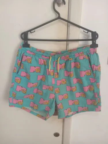 Short de algodão da MTV item de colecionador