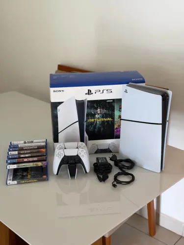 PS5 SLIM 1TB MÍDIA FÍSICA/DIGITAL