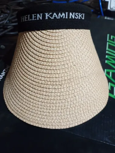 Helen kaminski chapéu de praia luxo! feito a mão em hafia, produto para vida toda!