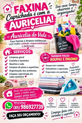 Faxina Com experiência