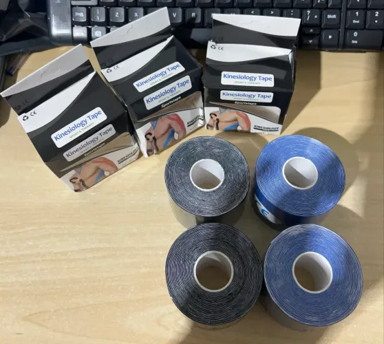 Bandagem Fita Muscular Adesiva Kinesiology Tape Cor Bege