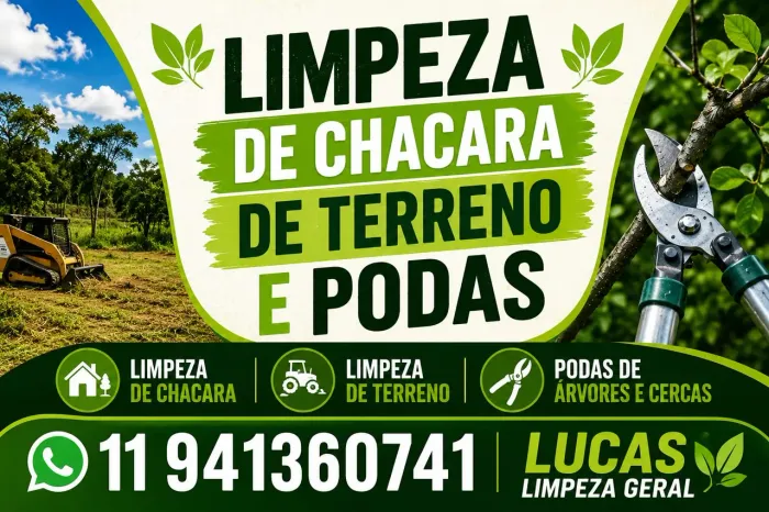 Limpeza de chácara