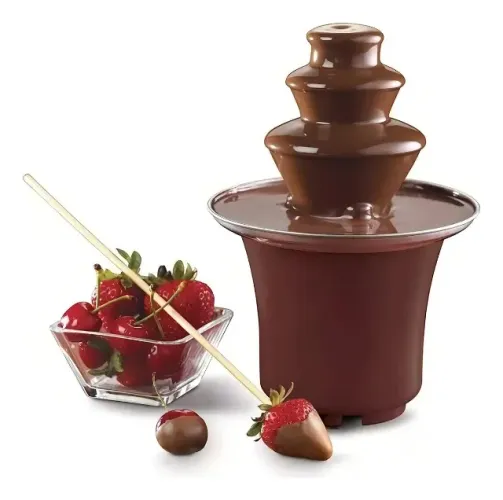 Mini Cascata Fonte Chocolate Fondue Elétrica 110v