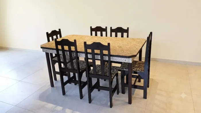 Conjunto mesa com 6 cadeiras