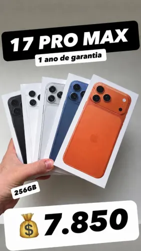 iPhone 17 pro max lacrado 1 ano de garantia Apple ?