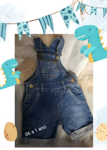 2 Jardineiras para bebe até 1 ano