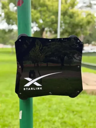 Suporte Veicular Case Starlink Mini Íma Neodímio 66mm Alta Fixação Ultra Resistente